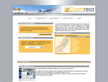Tablet Screenshot of chamonix-resa.com